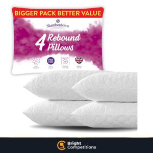 4x Slumberdown Hotel Quality Pillows