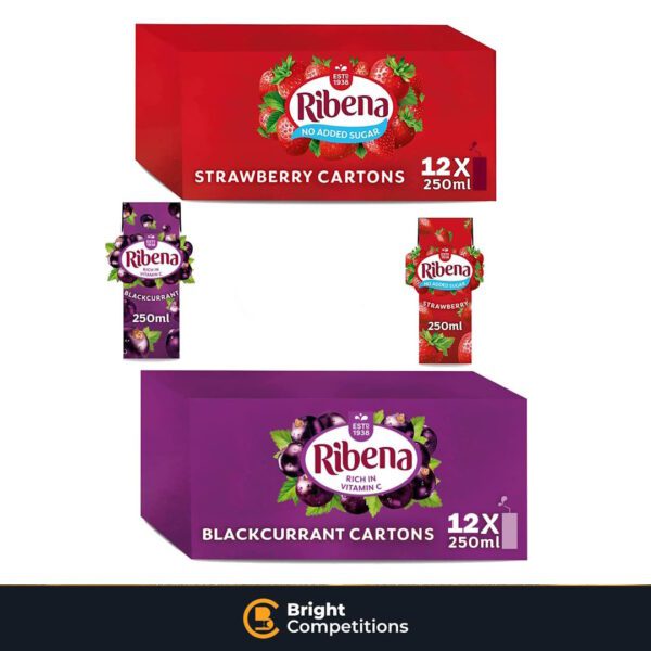 24x Cartons of Ribena - Bright Competitions