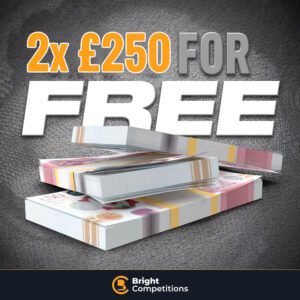 2 Winners of £250 Cash for FREE! Join Our Facebook Group