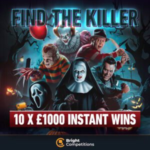 Find the Killer! £1,000 Jackpot / 10x £1,000 Instant Wins