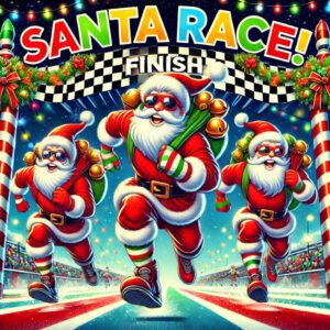 Santa Race! 82 Instant Wins & 10 Santas to Find & £50 Jackpot - 45p