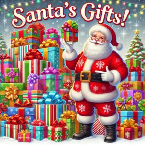 Santa's Gifts! 25 Cash Instant Wins & £50 Main Prize