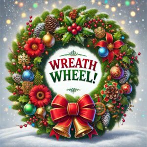 Wreath Wheel - 264 Instant Wins & 4 Spins on the Wheel & £50 Main Prize