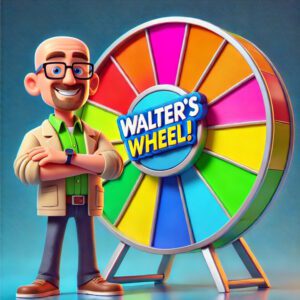 Walter's Wheel - 220 Instant Wins, 4 Spins & £50 Main Prize