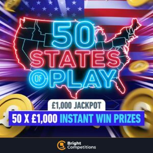 States of Play - 50x £1,000 Instant Wins & £1,000 Jackpot