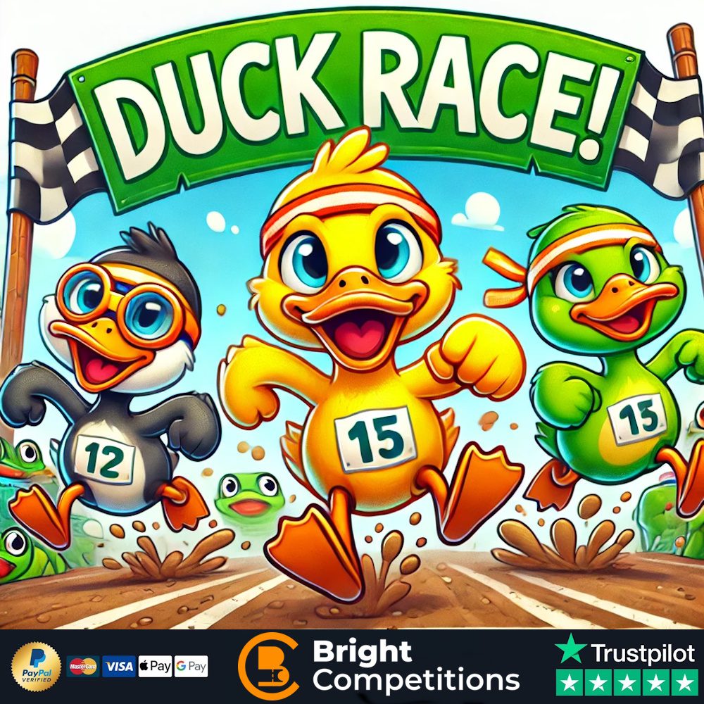 Duck Race! 60 Instant Wins & 3 Ducks To Be Found & £50 Main Prize ...