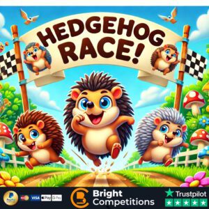 Hedgehog Race! 61 Instant Wins & 4x Instant Hedgehogs to Find & 1 Main Prize Hedgehog