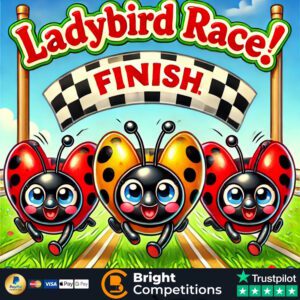 Ladybird Race! 54 Instant Wins & 3 Ladybirds To Be Found & £50 Main Prize