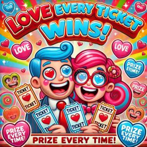 Love Every Ticket Wins! - Prize Every Time! & £250 Jackpot - 99p