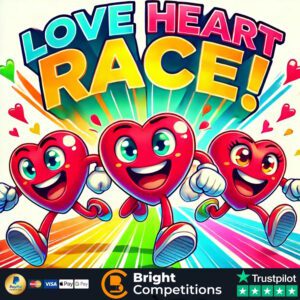 Love Heart Race! 200 Instant Wins & 3 Love Hearts To Be Found & £50 Main Prize