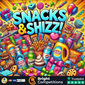 Snacks & Shizz! 45 Instant Wins & £50 Supermarket Voucher Main Prize