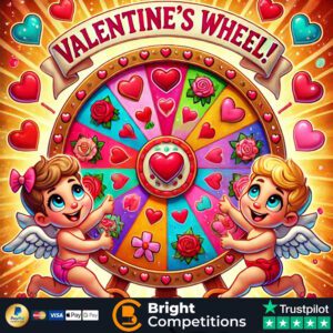 Valentine's Wheel! 62 Instant Wins & 4 Valentine Wheels to Find for a Spin on the Wheel!