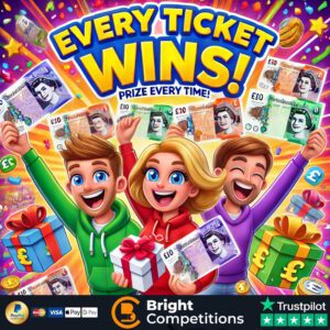 Every Ticket Wins! - Prize Every Time! & £250 Jackpot - 99p