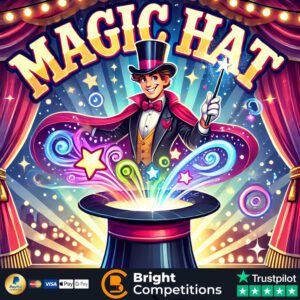 Magic Hat! - 340 Instant Wins, 5 Magic Hats & &pound;50 Jackpot - 50p Per Ticket
