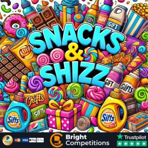 Snacks & Shizz! 50 Instant Wins & £50 Supermarket Voucher Main Prize