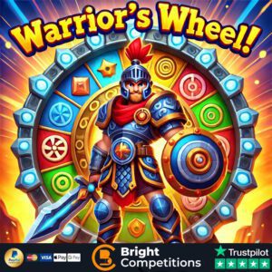 Warrior's Wheel! 261 Instant Wins, 4 Instant Spins & 1 Main Spin – 65p Per Ticket