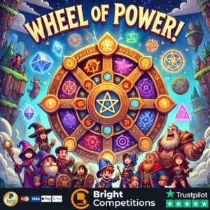 Wheel of Power! - 126 Instant Wins, 4 Spins & £50 Main Prize