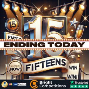 Fifteens - 203 Instant Wins & 2x £100 Jackpot - ENDING TODAY