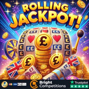 Rolling Jackpot! - 124 Instant Wins, £50 Main Prize & Wheel Spin - Monday