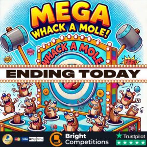 The MEGA Whack A Mole - 192 Instant Wins, 4 Moles & Main Prize Mole - ENDING TODAY