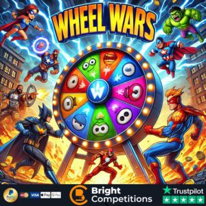 Wheel Wars! - 264 Instant Wins & 4 Spins on the Wheel & £50 Main Prize