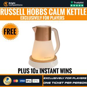 Our FREE Instant Win Competition - Calm Kettle & Instant Wins