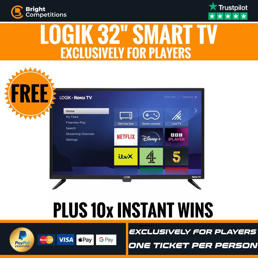 Exclusively for Players - Grab a Free LOGIK 32" TV Join Our Facebook Group