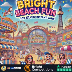 Bright Beach Fun! £1,000 Jackpot / 10x £1,000 Instant Wins