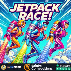 Jetpack Race! 54 Instant Wins & 3 Jetpacks To Be Found & £50 Main Prize