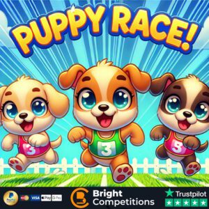 Puppy Race! 54 Instant Wins & 3 Puppies To Be Found & £50 Main Prize