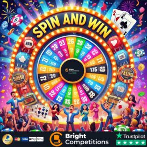 Spin to Win! - 264 Instant Wins & 4 Spins on the Wheel & £50 Main Prize