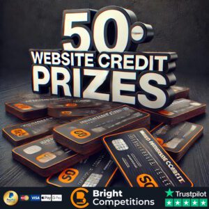 Website Credit! 50x Instant Credit Wins & £100 Credit Jackpot