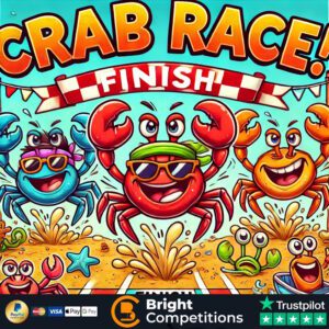 Crab Race! 54 Instant Wins & 3 Crabs To Be Found & £50 Main Prize