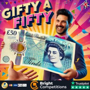 Giftie a Fifty! 110 Instants & 5 Gifties (£50 For You & A Friend) & Main Prize Giftie