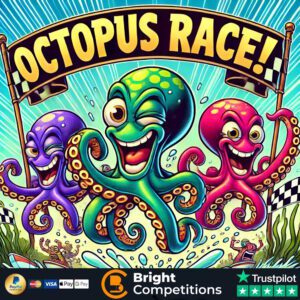 Octopus Race! 54 Instant Wins & 3 Octopus To Be Found & £50 Main Prize