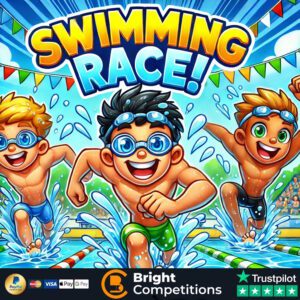 Swimming Race! 82 Instant Wins & 10 Swimmers to Find & £50 Jackpot - 45p