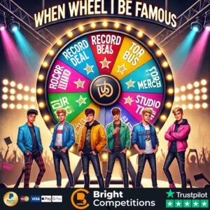 When Wheel I Be Famous! 261 Instant Wins, 4 Instant Spins & 1 Main Spin – 65p