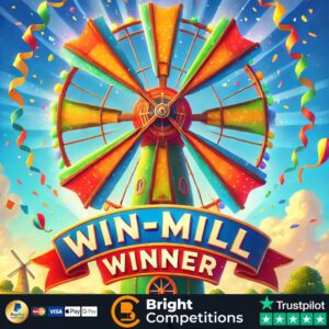 Win-Mill Winner! 261 Instant Wins, 4 Instant Spins & 1 Main Spin – 65p Per Ticket