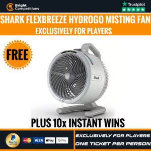 Exclusively for Players - Grab a Free Shark Misting Fan Join Our Facebook Group