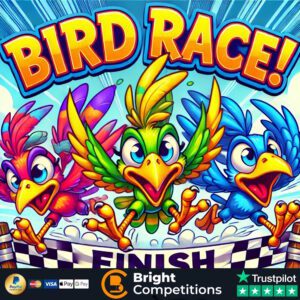 Bird Race Race! 57 Instant Wins & 3 Birds To Be Found & &pound;50 Main Prize