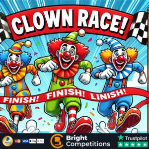 Clown Race! 54 Instant Wins & 3 Clowns To Be Found & £50 Main Prize