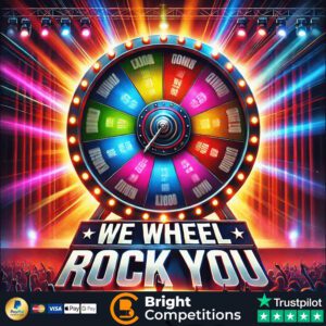 We Wheel Rock You! - 118 Instant Wins, 4 Spins & £50 Main Prize