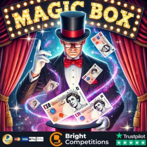 Magic Box! - 340 Instant Wins, 5 Magic Boxes & £50 Jackpot - 50p Per Ticket