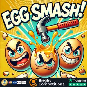 Egg Smash! - 345 Instant Wins, 3 Eggs & £50 Jackpot - 50p Per Ticket