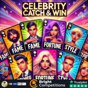 Celebrity Catch & Win - 114 Instant Wins & &pound;50 Main Prize
