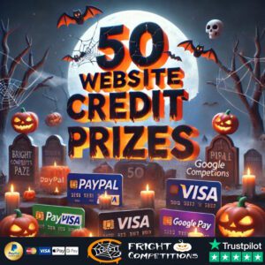 Halloween Website Credit! 50x Instant Credit Wins & £100 Credit Jackpot #24