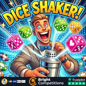 Dice Shaker - 109 Instant Wins, 4 Dice Shakers & Main Prize Dice Shaker