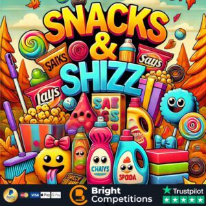 Snacks & Shizz! 50 Instant Wins & &pound;50 Supermarket Voucher Main Prize