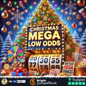 Christmas Mega Low Odds! Instant Wins & £1,000 Jackpot (1in5 Chance to Win)