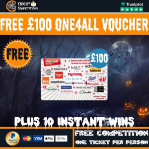 Our FREE Instant Win Competition - Grab a Free £100 One4All Gift Card Join Our Facebook Group